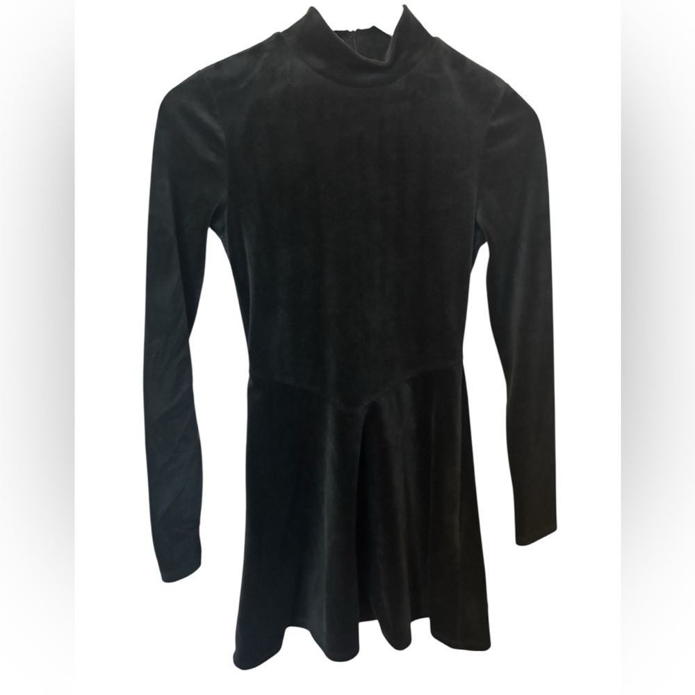 Forever 21 Black Velvet Dress
